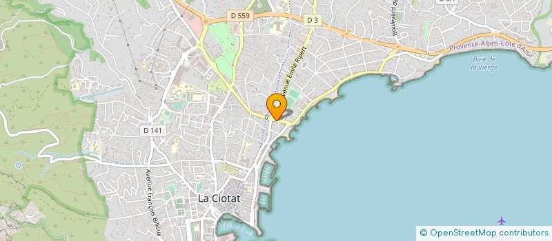 localisation de l'entreprise MONSIEUR CHRISTOPHE GALLI  LA CIOTAT