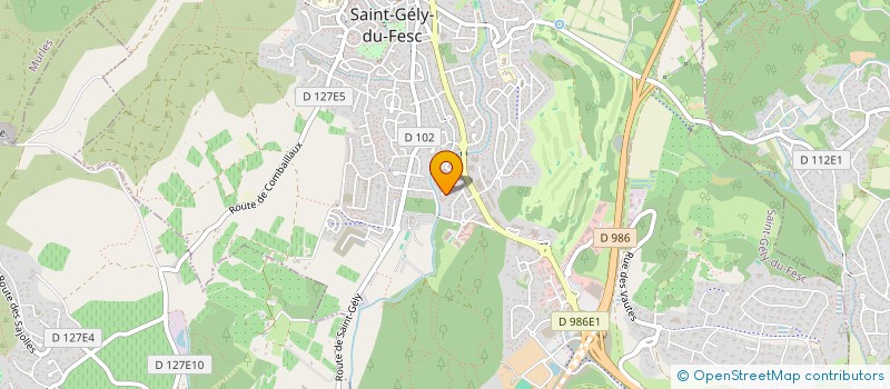 localisation de l'entreprise MONSIEUR CHRISTOPHE GALLIANA  LE VIGAN