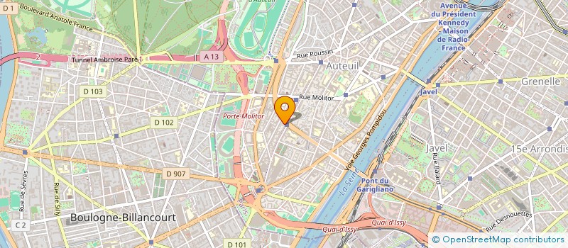 localisation de l'entreprise MONSIEUR CHRISTOPHE GALUD  PARIS