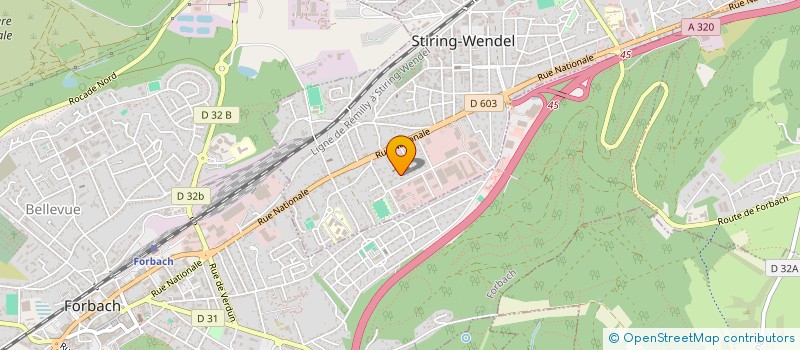 localisation de l'entreprise MONSIEUR CHRISTOPHE GAMEL  STIRING-WENDEL