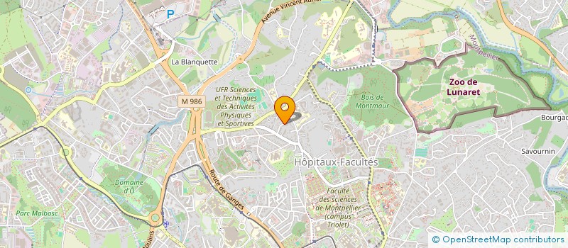 localisation de l'entreprise MONSIEUR CHRISTOPHE GARAT à MONTPELLIER