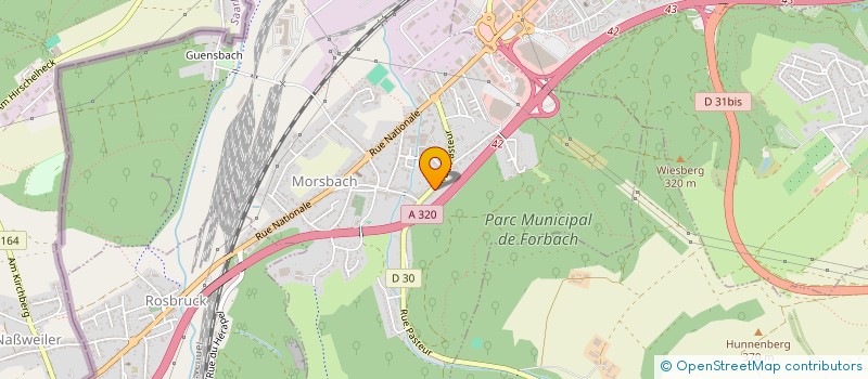 localisation de l'entreprise MONSIEUR CHRISTOPHE GARAU  MORSBACH