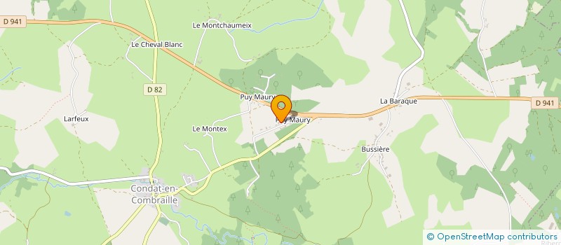 localisation de l'entreprise MONSIEUR CHRISTOPHE GARCIA  CONDAT-EN-COMBRAILLE