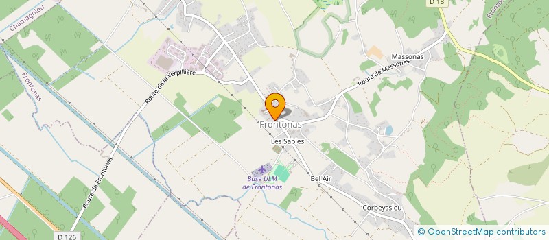 localisation de l'entreprise MONSIEUR CHRISTOPHE GARCIA à FRONTONAS