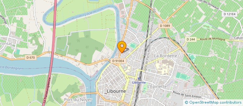 localisation de l'entreprise MONSIEUR CHRISTOPHE GARCIA  LIBOURNE