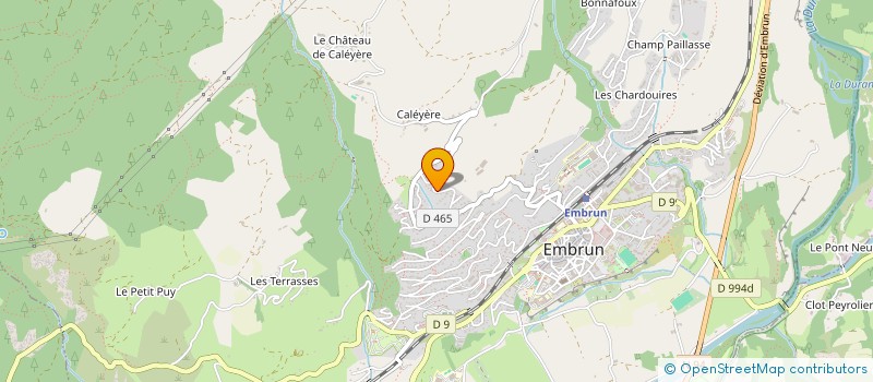 localisation de l'entreprise MONSIEUR CHRISTOPHE GARCIA à EMBRUN