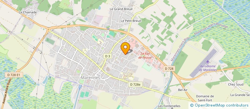 localisation de l'entreprise MONSIEUR CHRISTOPHE GARCON  MARENNES-HIERS-BROUAGE