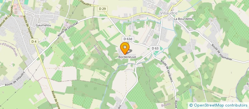 localisation de l'entreprise MONSIEUR CHRISTOPHE GARDELLA  VILLAUDRIC