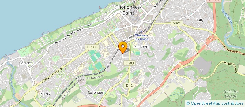 localisation de l'entreprise MONSIEUR CHRISTOPHE GARDILLON à THONON-LES-BAINS