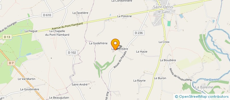 localisation de l'entreprise MONSIEUR CHRISTOPHE GARDIN à SAINT-DENIS-LE-GAST