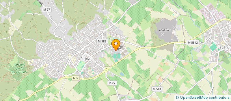 localisation de l'entreprise MONSIEUR CHRISTOPHE GAREL  PIGNAN