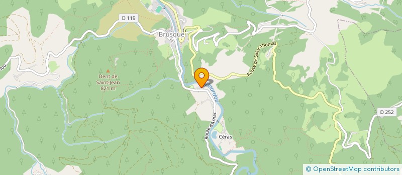 localisation de l'entreprise MONSIEUR CHRISTOPHE GARENC  BRUSQUE