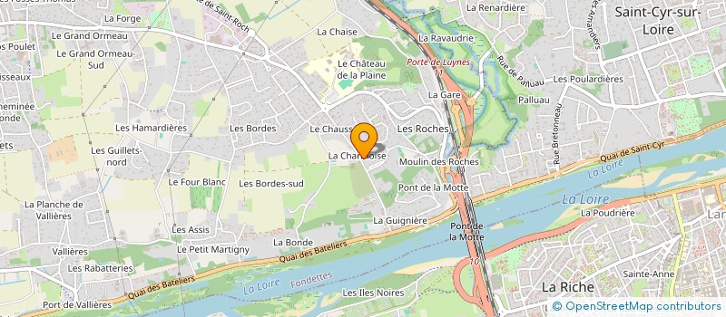 localisation de l'entreprise MONSIEUR CHRISTOPHE GARNIER à FONDETTES