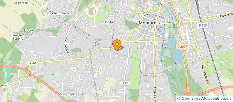 localisation de l'entreprise MONSIEUR CHRISTOPHE GARNIER à MONTARGIS