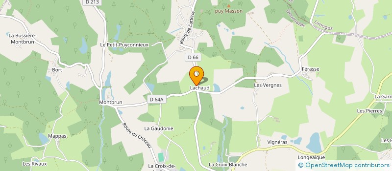 localisation de l'entreprise MONSIEUR CHRISTOPHE GARREAU à DOURNAZAC