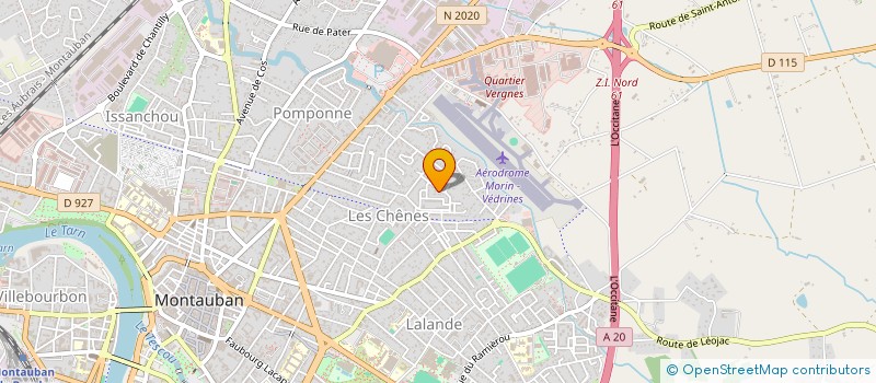 localisation de l'entreprise MONSIEUR CHRISTOPHE GARRIC  MONTAUBAN