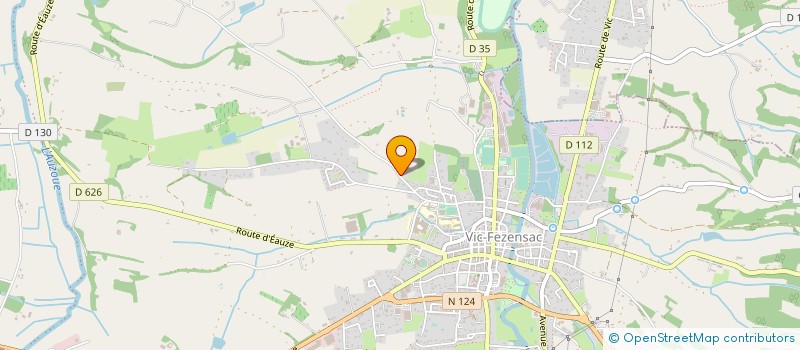 localisation de l'entreprise MONSIEUR CHRISTOPHE GARRIGOS  VIC-FEZENSAC