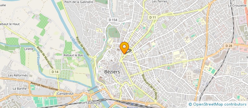localisation de l'entreprise MONSIEUR CHRISTOPHE GAS à BEZIERS
