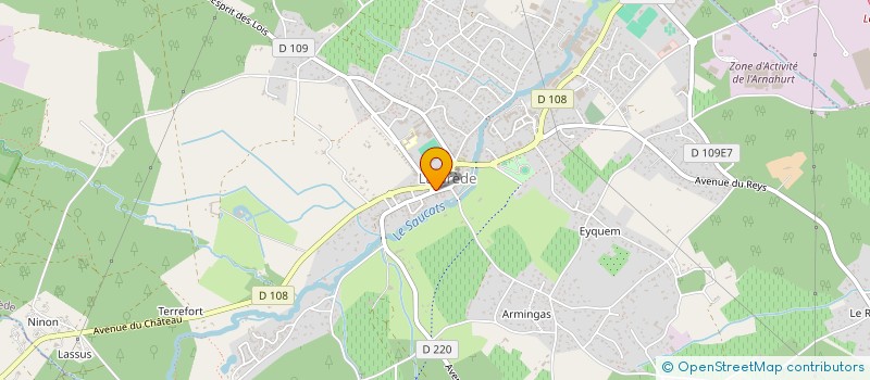 localisation de l'entreprise MONSIEUR CHRISTOPHE GASSIOT  LA BREDE