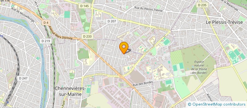 localisation de l'entreprise MONSIEUR CHRISTOPHE GAST  CHENNEVIERES-SUR-MARNE