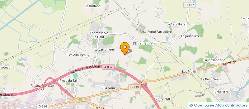 localisation de l'entreprise MONSIEUR CHRISTOPHE GASTIEN  TONNAY-CHARENTE