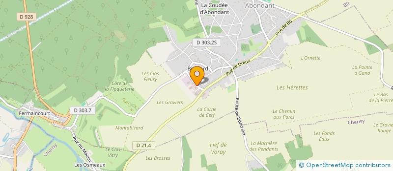 localisation de l'entreprise MONSIEUR CHRISTOPHE GATEAU à ABONDANT
