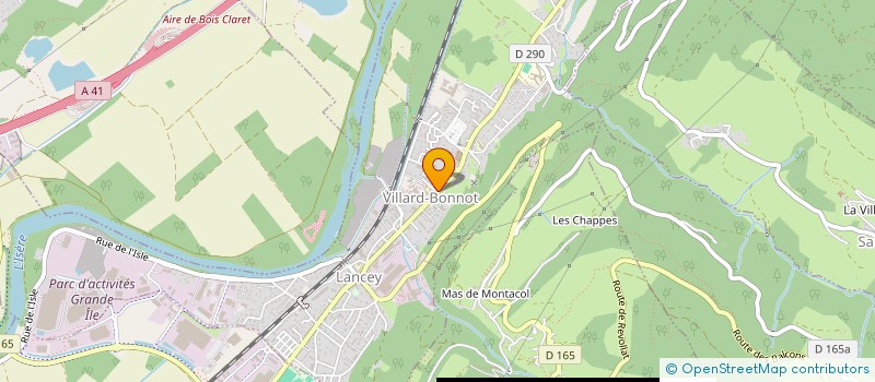 localisation de l'entreprise MONSIEUR CHRISTOPHE GATTI  VILLARD-BONNOT