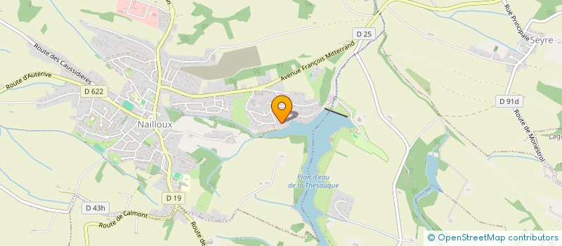localisation de l'entreprise MONSIEUR CHRISTOPHE GAUBERT  NAILLOUX