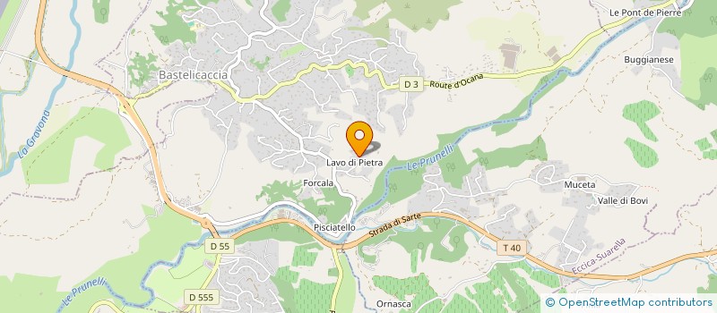 localisation de l'entreprise MONSIEUR CHRISTOPHE GAUDENS à BASTELICACCIA
