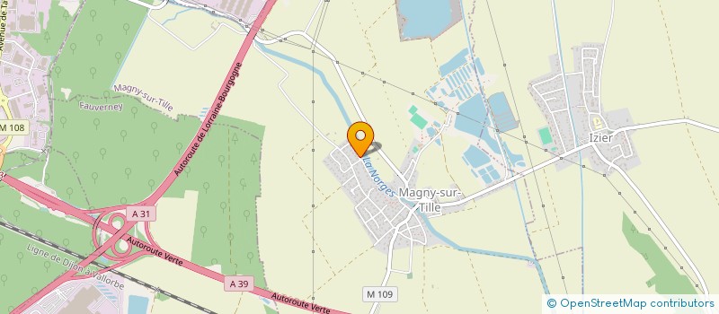 localisation de l'entreprise MONSIEUR CHRISTOPHE GAUDIN à MAGNY-SUR-TILLE