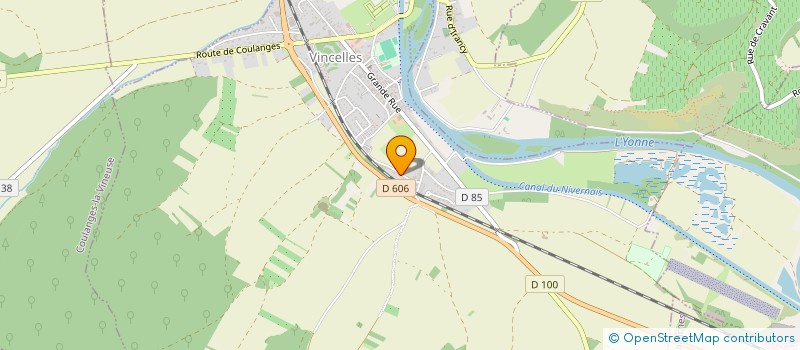 localisation de l'entreprise MONSIEUR CHRISTOPHE GAUDOIN  VINCELLES