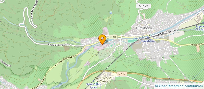 localisation de l'entreprise MONSIEUR CHRISTOPHE GAUGLER  TURCKHEIM