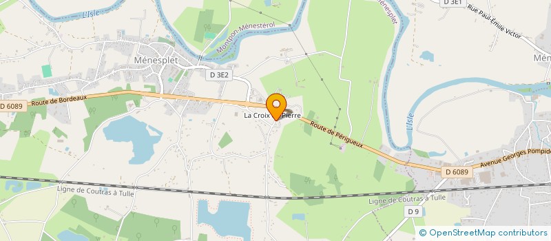 localisation de l'entreprise MONSIEUR CHRISTOPHE GAUHTIER à MENESPLET