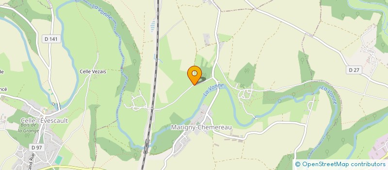 localisation de l'entreprise MONSIEUR CHRISTOPHE GAURIER  MARIGNY-CHEMEREAU