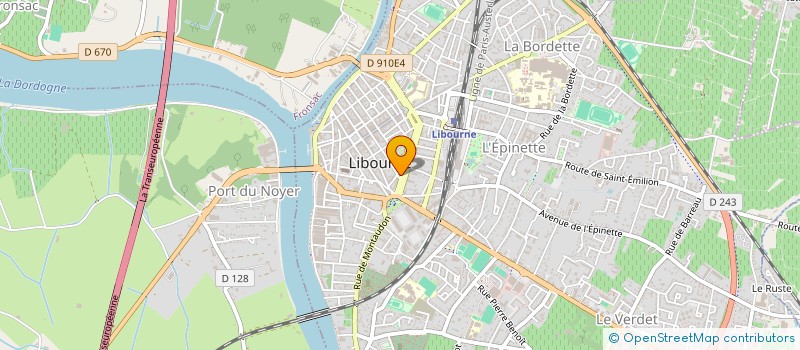 localisation de l'entreprise MONSIEUR CHRISTOPHE GAUTARD  LIBOURNE