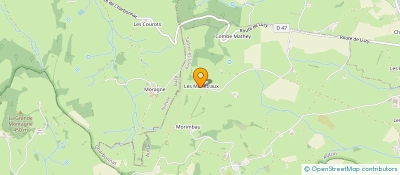 localisation de l'entreprise MONSIEUR CHRISTOPHE GAUTHIER  CHARBONNAT