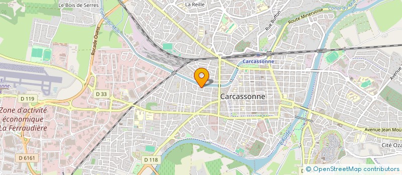 localisation de l'entreprise MONSIEUR CHRISTOPHE GAUTHIER à CARCASSONNE