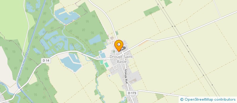 localisation de l'entreprise MONSIEUR CHRISTOPHE GAUTHIER  DROUPT-SAINT-BASLE