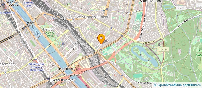 localisation de l'entreprise MONSIEUR CHRISTOPHE GAUTHIER  PARIS