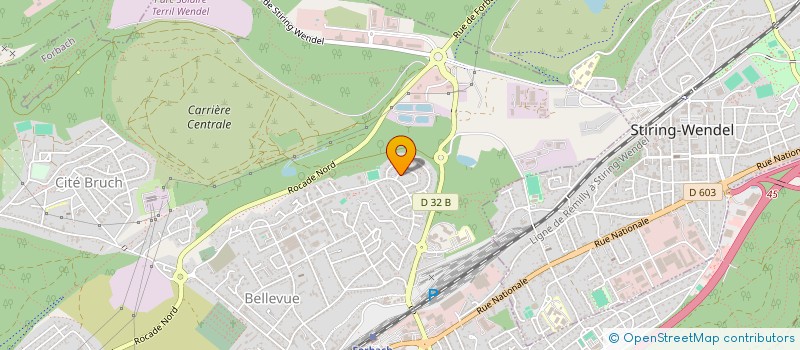 localisation de l'entreprise MONSIEUR CHRISTOPHE GAUTHIER  FORBACH