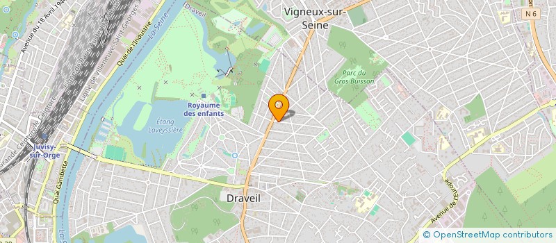 localisation de l'entreprise MONSIEUR CHRISTOPHE GAUTIER à DRAVEIL