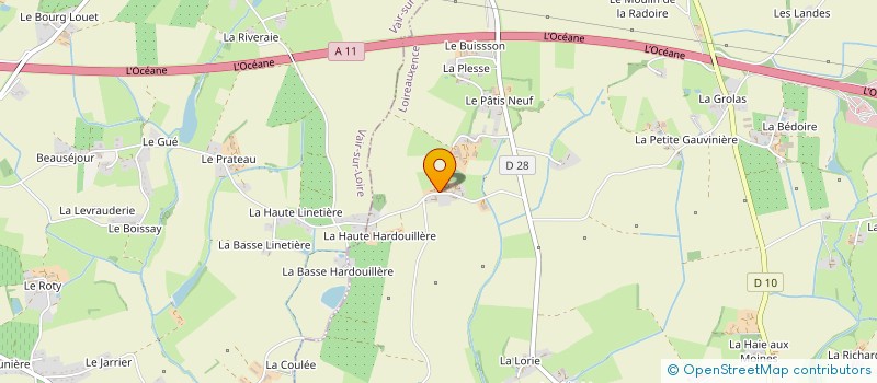 localisation de l'entreprise MONSIEUR CHRISTOPHE GAUTIER  LOIREAUXENCE