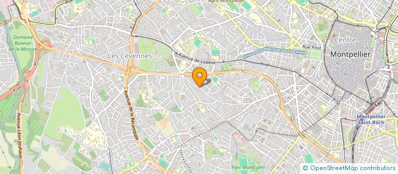 localisation de l'entreprise MONSIEUR CHRISTOPHE GAUTIER à MONTPELLIER