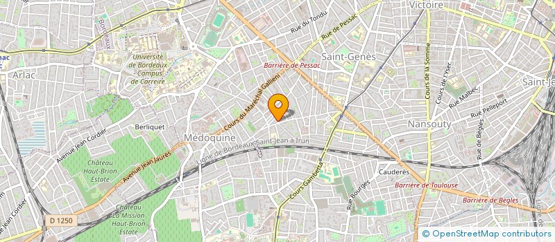 localisation de l'entreprise MONSIEUR CHRISTOPHE GAUTIER  TALENCE