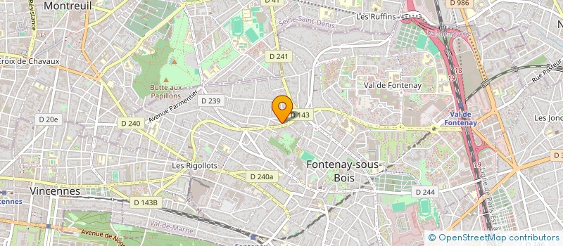 localisation de l'entreprise MONSIEUR CHRISTOPHE GAY à FONTENAY-SOUS-BOIS