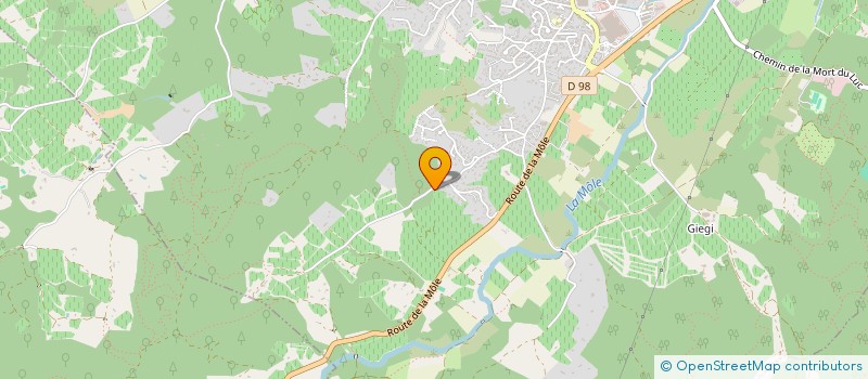 localisation de l'entreprise MONSIEUR CHRISTOPHE GAYE  COGOLIN