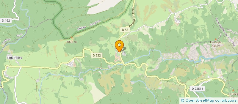 localisation de l'entreprise MONSIEUR CHRISTOPHE GAYRAUD  CASTANET-LE-HAUT