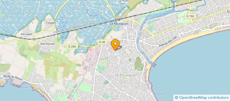 localisation de l'entreprise MONSIEUR CHRISTOPHE GEFFROY  LE POULIGUEN