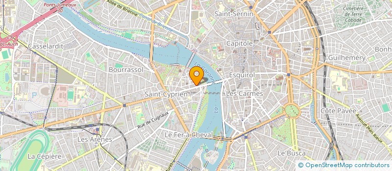 localisation de l'entreprise MONSIEUR CHRISTOPHE GEGO  TOULOUSE