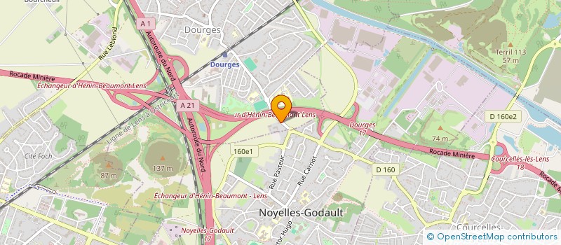 localisation de l'entreprise MONSIEUR CHRISTOPHE GELLEZ  DOURGES